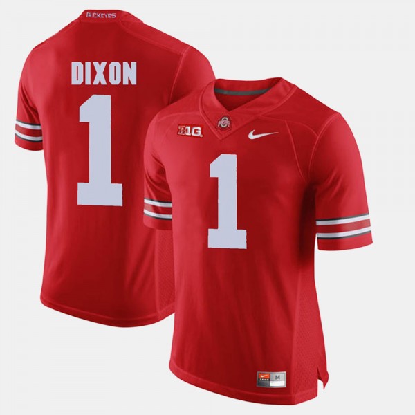 Ohio State Buckeyes Johnnie Dixon Men's #1 Game Alumni Scarlet College Football Jersey 2404ETBB8